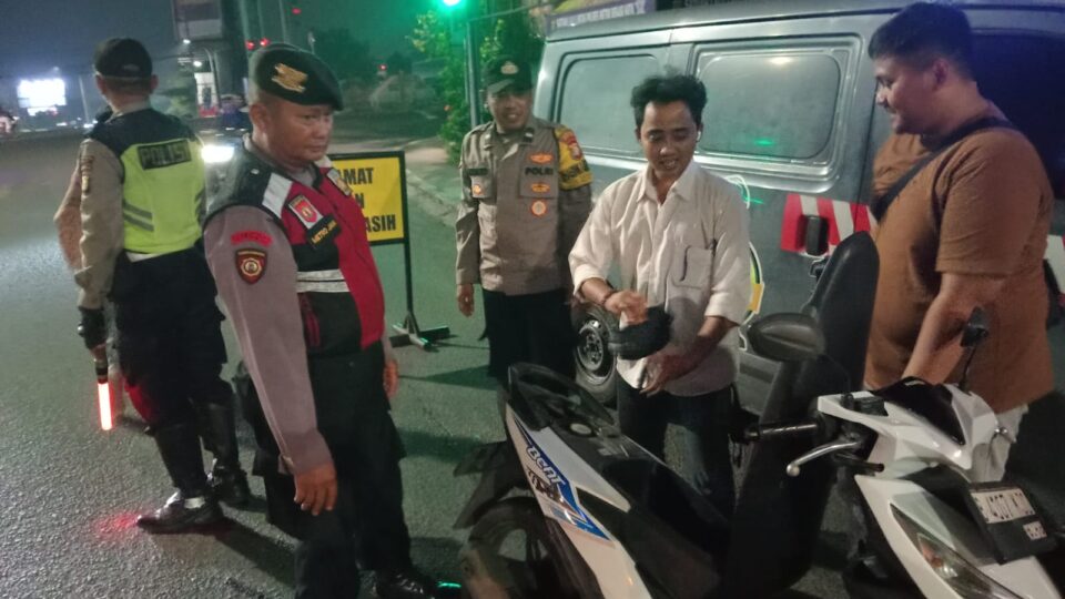 Patroli Malam dan Razia Stasioner, Polsek Rawalumbu Cegah Kejahatan Jalanan