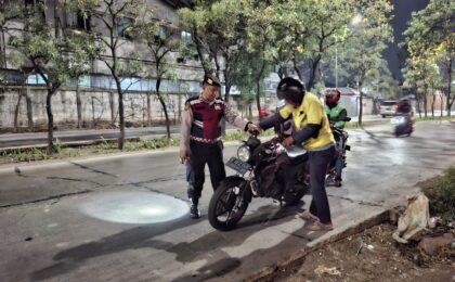 Cegah Begal dan Kejahatan Jalanan, Polsek Rawalumbu Perkuat Patroli Dini Hari