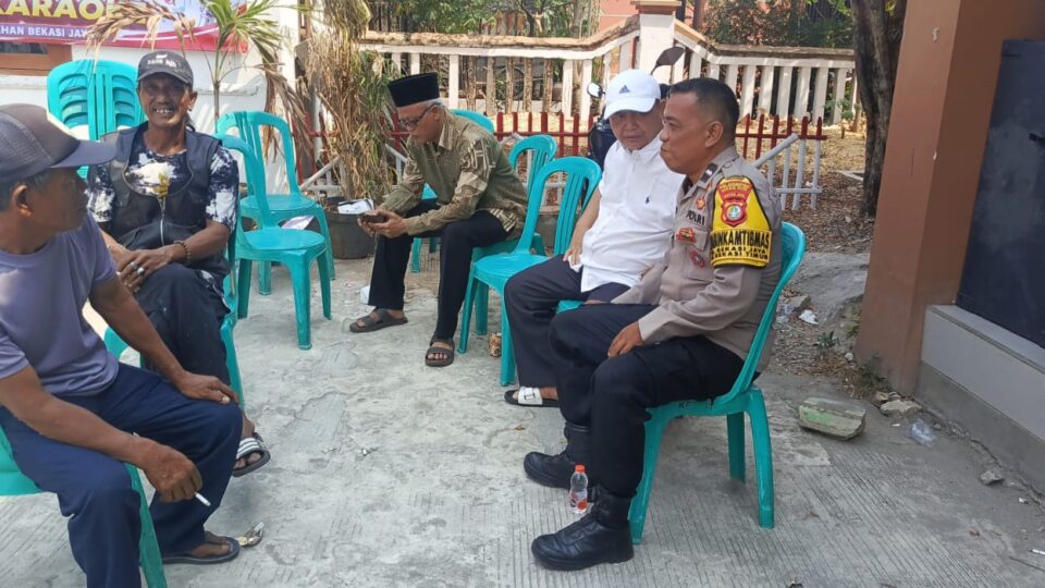 Jaga Kamtibmas, Polsek Rawalumbu Sambangi Warga Bekasi Jaya