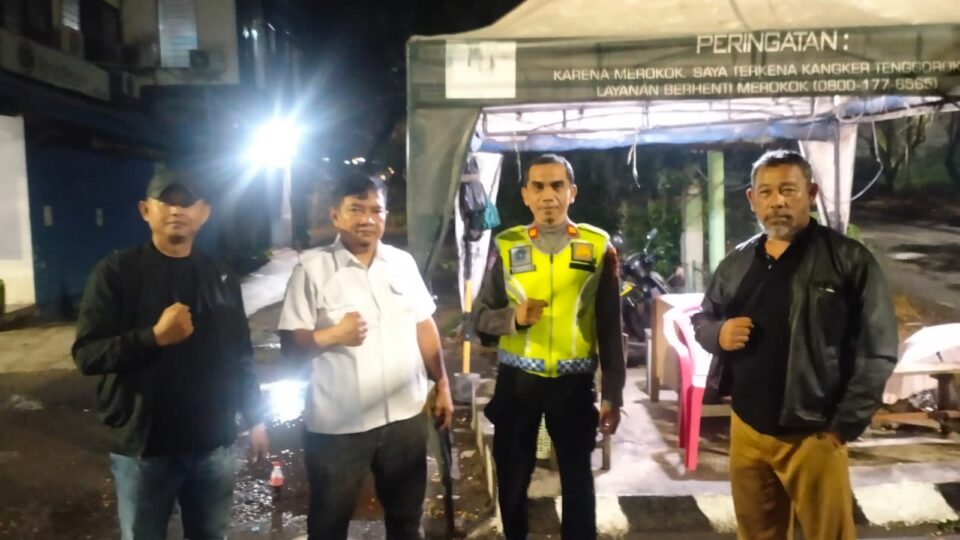Jaga Jakarta On The Spot, Intensifkan Razia dan Patroli Polsek Bekasi Barat Cegah Tawuran