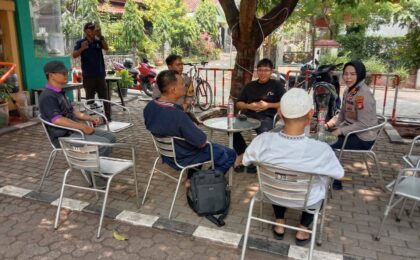 KASAT RESKRIM DAN KAPOLSEK JATIASIH SERAP ASPIRASI MASYARAKAT, AJAK PEDULI KAMTIBMAS