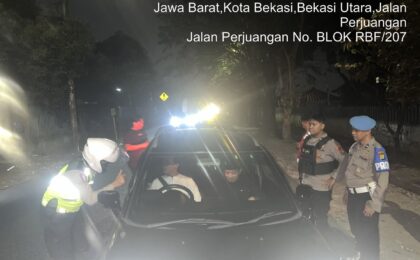 Tim Presisi 2 Polres Bekasi Kota Patroli Wilayah Bekasi Selatan
