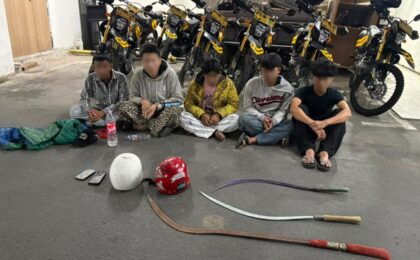 Hendak Tawuran di Ujung Menteng, 5 Remaja dan 3 Senjata Tajam Diamankan Polisi