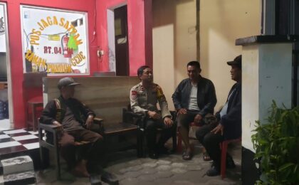 Pondok Gede Sambangi Pos Security Perumahan Taman Pondok Jatirahayu