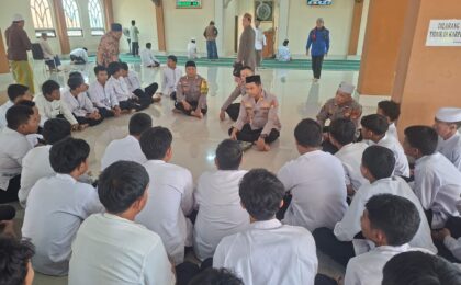 Polsek Medansatria Gelar Safari Jumat Bersama Pelajar Wilayah Medansatria