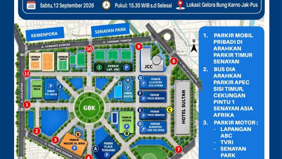 Jelang Persija–Persib, Polda Metro Jaya Siapkan Rekayasa Lalin dan Kantong Parkir di GBK