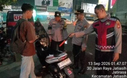 Polsek Jatiasih Intensifkan Razia Stasioner dan Patroli Kewilayahan