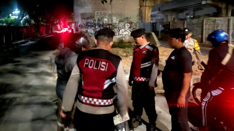 Jaga Jakarta On The Spot, Polsek Bekasi Selatan Intensifkan Razia Stasioner di Jam Rawan