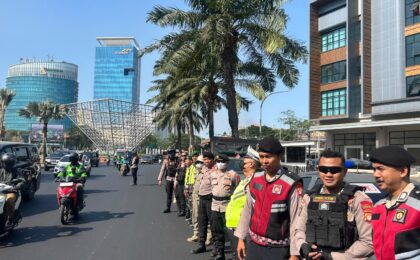 Jaga Kondusivitas Kota, Tim Perintis Presisi Polres Metro Bekasi Kota Gelar Patroli Gabungan 3 Pilar