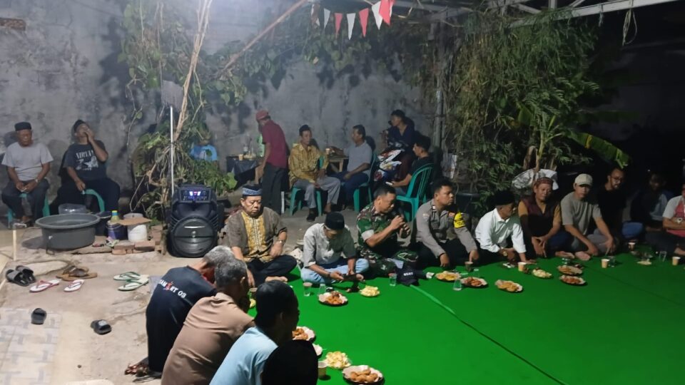 Sinergitas TNI-Polri dan Warga Jatiluhur Berkolaborasi Bahas Pembentukan Pos Kamling