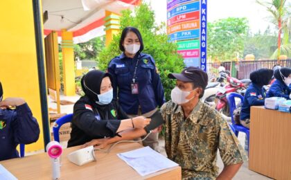 Bakti Kesehatan Presisi Polri, Polda Jambi Hadirkan Layanan Kesehatan Gratis bagi Warga Kasang Pudak