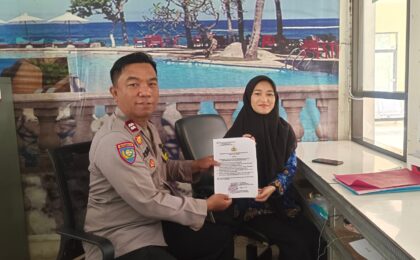 Jaga Jakarta On The Spot, Bhabinkamtibmas Kotabaru Sambangi SMPN 13 Kota Bekasi, Sosialisasikan Maklumat Perlindungan Pelajar
