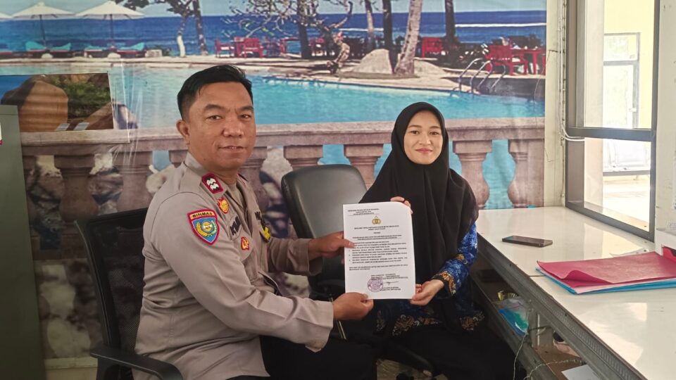 Jaga Jakarta On The Spot, Bhabinkamtibmas Kotabaru Sambangi SMPN 13 Kota Bekasi, Sosialisasikan Maklumat Perlindungan Pelajar