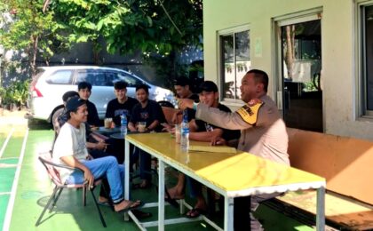 Jaga Jakarta On The Spot: Bhabinkamtibmas Ajak Pemuda Bersama Jaga Kamtibmas