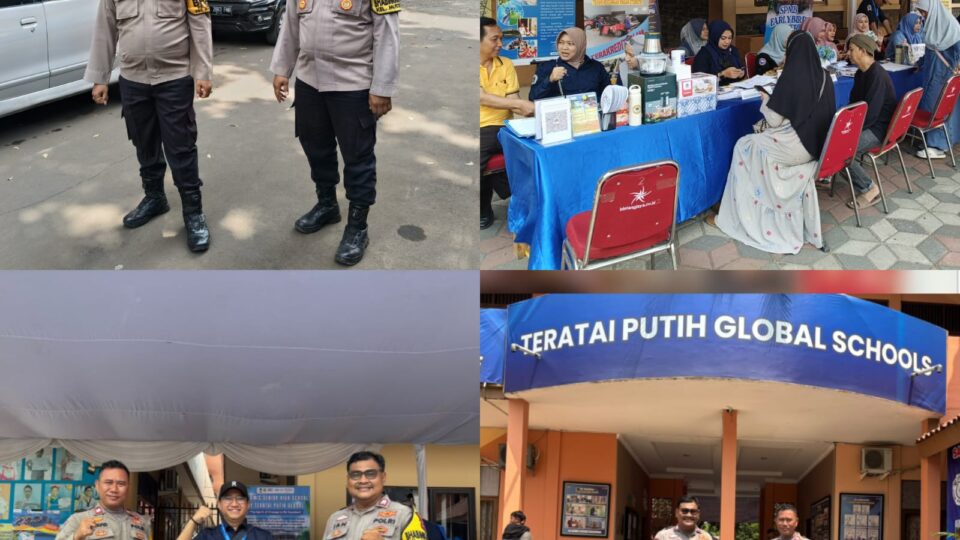 Polsek Bantargebang Monitoring Lomba Kompetisi Sains Nalaria Realistik Se-Bekasi di Kampus Cimuning