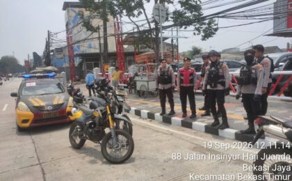 Patroli Gabungan Presisi dan Patko Sambangi Jalur Rawan, Sosialisasi Call Center 110 kepada Warga