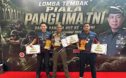 Kombes Pol. Rantau Isnur Eka Raih Juara II Overall Handgun Divisi Standar di Panglima TNI Cup 2026