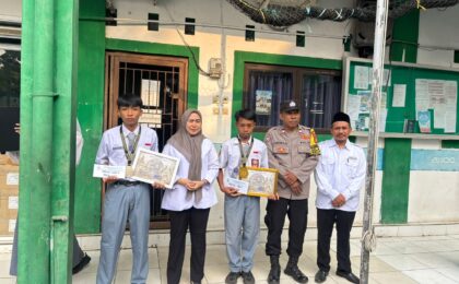 Polsek Jatiasih Hadiri Apresiasi Siswa Berprestasi Pencak Silat di SMK Pembangunan Nasional