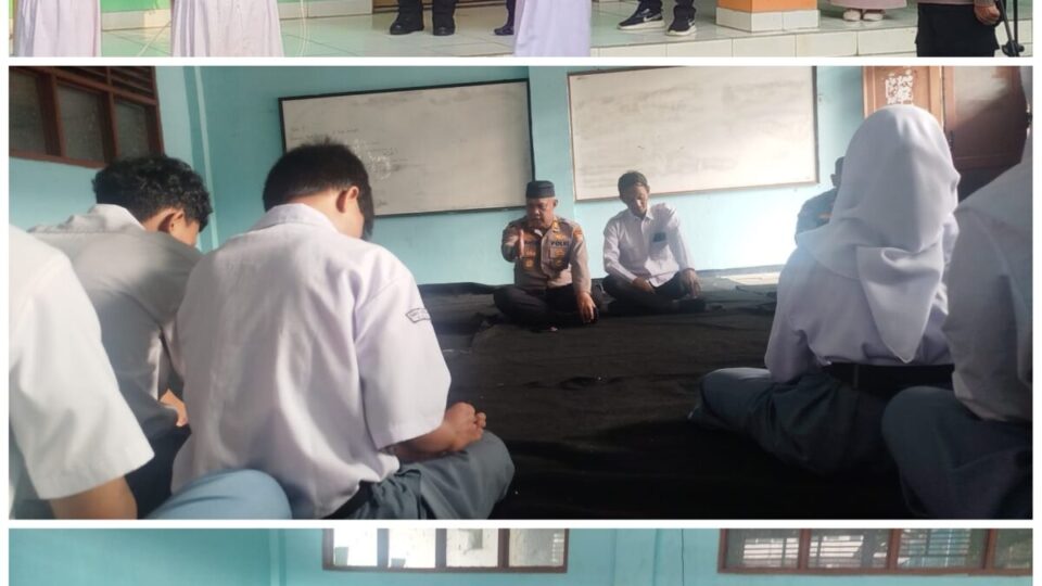 Jaga Pelajar di SMKS Abdi Karya Bekasi, Kapolsek Pondok Gede Tegaskan Maklumat Kapolres
