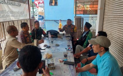 Wujud Sinergitas TNI-Polri, Polsek Medansatria Patroli Bersama di Pondok Ungu