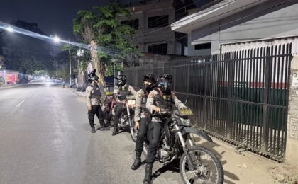 TIM PERINTIS PRESISI 3 POLRES BEKASI KOTA SISIR BEKASI UTARA ANTISIPASI KEJAHATAN JALANAN