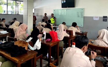 Cegah Kekerasan, Polsek Bekasi Selatan Sosialisasikan Maklumat Kapolres