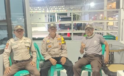 Polsek Medan Satria Sambangi Pos Keamanan Perumahan Tytyan Indah