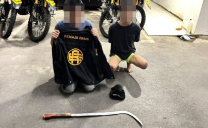 Patroli Brimob Cegah Potensi Tawuran di Cakung, Dua Pemuda Diamankan