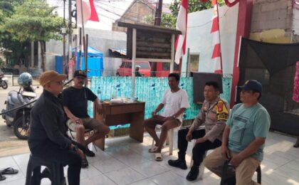 JAGA JAKARTA ON THE SPOT BHABINKAMTIBMAS SERAP ASPIRASI WARGA, AJAK WASPADA LINGKUNGAN TERHADAP POTENSI TRANSAKSI NARKOBA