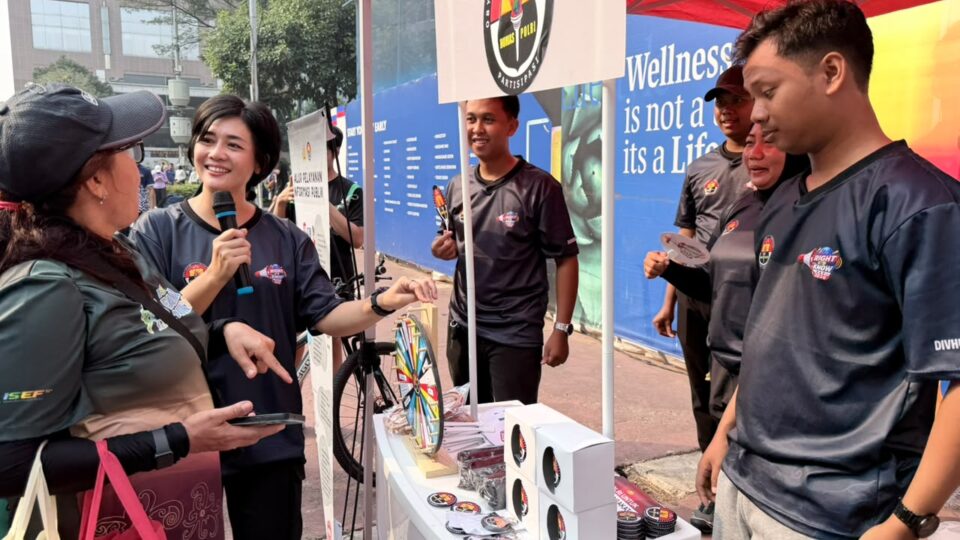 Game Spin Wheel Berhadiah Ramaikan Sosialisasi Hak untuk Tahu di CFD Jakarta