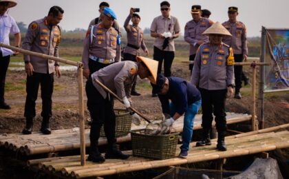 Dukung Rantai Pasok SPPG, Polda Metro Jaya Panen Raya di Muara Gembong