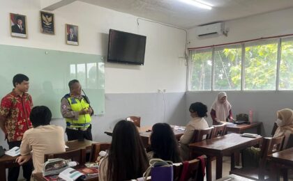 Cegah Tawuran dan Narkoba, Polsek Bekasi Selatan Intensifkan Program Jaga Pelajar