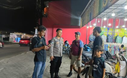 MONITORING WILAYAH DENGAN KUNJUNGI TOKO PERBELANJAAN, BERIKAN RASA AMAN WARGA YANG BELANJA