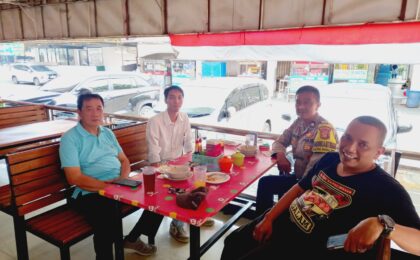 Sambang Perumahan Kemang Pratama, Polsek Rawalumbu Ingatkan Penggunaan Kunci Ganda