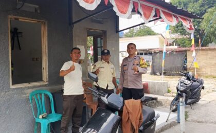 Menyapa Satkamling Bekasi Permai, Polsek Rawalumbu Tekankan Kewaspadaan Rumah Kosong