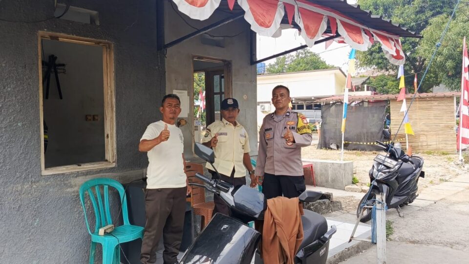 Menyapa Satkamling Bekasi Permai, Polsek Rawalumbu Tekankan Kewaspadaan Rumah Kosong