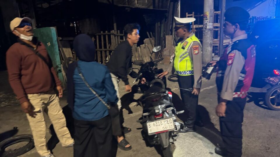 Jaga Jakarta On The Spot : Gelar Razia dan Patroli Polsek Bekasi Barat Cegah Tawuran