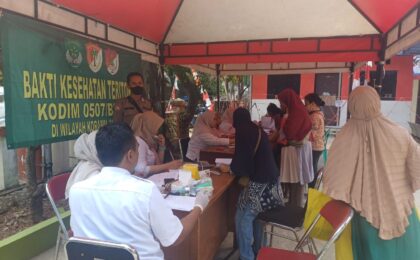 Monitoring Penyaluran Bantuan Pangan bagi Warga Bintara Jaya