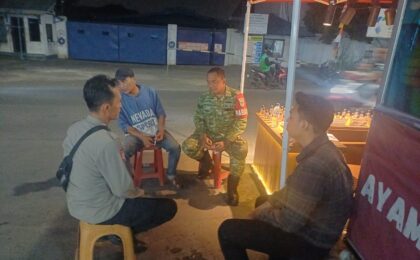 Perkuat Sinergitas Bersama Warga, Bhabinkamtibmas Bintarajaya Tingkatkan Kewaspadaan Kamtibmas