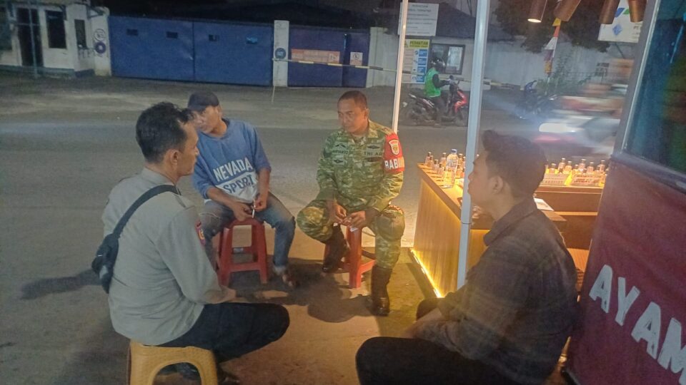 Perkuat Sinergitas Bersama Warga, Bhabinkamtibmas Bintarajaya Tingkatkan Kewaspadaan Kamtibmas
