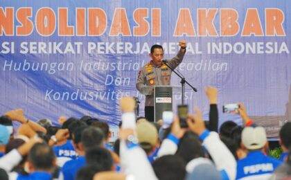 Kapolri Dorong Keseimbangan Keberlangsungan Usaha dan Kesejahteraan Buruh
