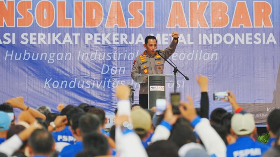 Kapolri Dorong Keseimbangan Keberlangsungan Usaha dan Kesejahteraan Buruh