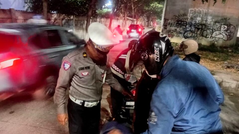 Program Jaga Jakarta On The Spot, Polsek Bekasi Selatan Gelar Razia Kejahatan Jalanan