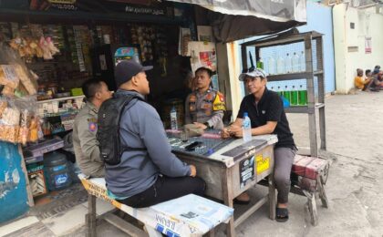 JAGA JAKARTA ON THE SPOT, BHABINKAMTIBMAS SERAP ASPIRASI WARGA DAN AJAK BERSAMA JAGA KAMTIBMAS