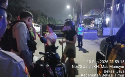Jaga Jakarta On The Spot, KEGIATAN TIM PATROLI PERINTIS PRESISI POLRES METRO BEKASI KOTA DALAM RANGKA PENCEGAHAN
