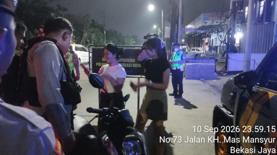 Jaga Jakarta On The Spot, KEGIATAN TIM PATROLI PERINTIS PRESISI POLRES METRO BEKASI KOTA DALAM RANGKA PENCEGAHAN