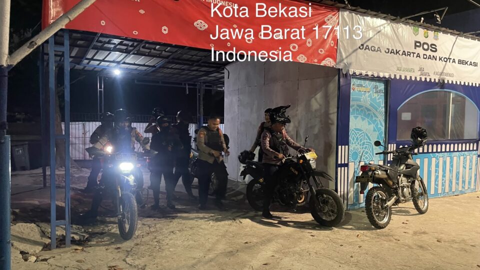Jaga Jakarta On The Spot, Patroli Perintis Presisi Polres Metro Bekasi Kota Cegah Gangguan Kamtibmas
