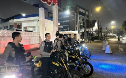 Jaga Jakarta On The Spot, SAT SAMAPTA POLRES METRO BEKASI KOTA INTENSIFKAN PATROLI MALAM ANTISIPASI 3C, BALAP LIAR DAN TAWURAN