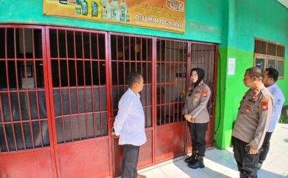 KAPOLSEK JATIASIH SILATURAHMI KE SMKS BINA INSAN KAMIL, PERKUAT SINERGITAS CEGAH TAWURAN DAN KENAKALAN REMAJA