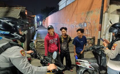 JAGA JAKARTA ON THE SPOT: Sat Samapta Polres Metro Bekasi Kota Intensifkan Patroli Cegah 3C, Balap Liar, Begal dan Tawuran